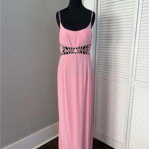 VTG Niteline Pink Formal Gown with Cutout Design